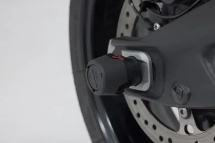 Rear crash pad set SW-MOTECH REAR AXLE SLIDER SET X-CAPE 650 ABS