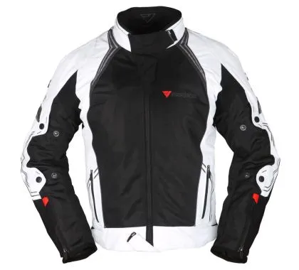 Geacă de motocicletă de vară pentru femei Modeka Breeze Negru/Gri deschis