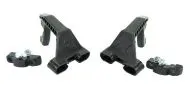 Handlebar protectors RACETECH HP3 Cross/Enduro White/Black