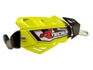 Handlebar protectors RACETECH FLX Fluo Yellow
