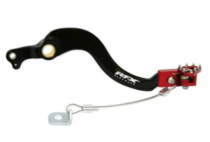 Manetă frână spate RFX Pro ST (negru/roșu) - Honda CRFX250