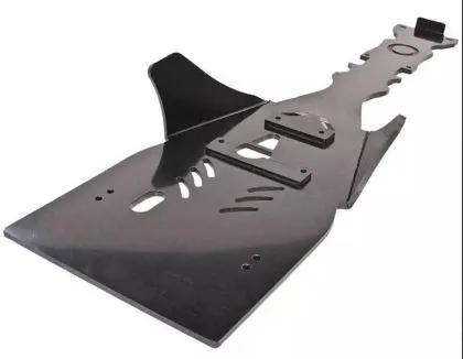 AXP RACING CENTRAL SKID PLATE YFZ450R BK/RD