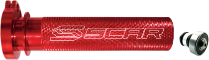 Aluminum gas bracket with SCAR bearing for HONDA RED