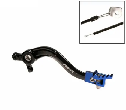 Μανέτα πίσω φρένου RFX Pro FT (Μαύρη/Μπλε) - Husqvarna TC65 17-24