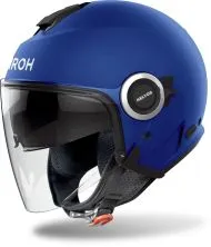 AIROH HELYOS BLUE MATT scooter helmet