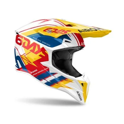 Мотокрос каска AIROH WRAAAP SIXDAYS SPAIN