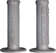 Motorcycle grips SCAR HALF WAFFLE GRAY
