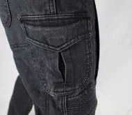 Τζιν μοτοσικλέτας TRILOBITE ACID SCRAMBLER 2.0 ΜΑΥΡΟ AAA