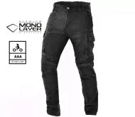 Τζιν μοτοσικλέτας TRILOBITE ACID SCRAMBLER 2.0 ΜΑΥΡΟ AAA