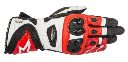 Gloves ALPINESTARS SUPERTECH BLACK/FLUO RED/WHITE