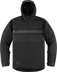 Women's textile motorcycle jacket ICON PDX3 CE BLACK