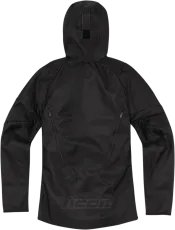 Women's textile motorcycle jacket ICON AIRFORM CE BK