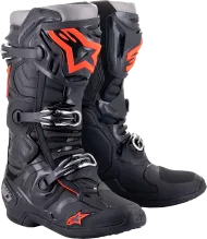 Μπότες μοτοκρός ALPINESTARS TECH 10 BK/RD/FLUO