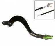 Заден лост за спирачка RFX Pro ST Rear Brake Lever (Black/Green) - Kawasaki KX250 05-08
