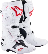 Μπότες Motocross ALPINESTARS TECH 10 ΛΕΥΚΟ/ΚΟΚΚΙΝΟ SUPERVENTED