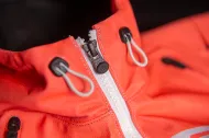 Women's textile motorcycle jacket ICON AIRFORM RETRO CE ORANGE
