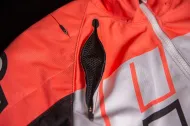 Women's textile motorcycle jacket ICON AIRFORM RETRO CE ORANGE