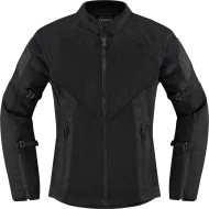 Women's textile motorcycle jacket ICON MESH AF STEALTH