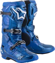 Μπότες μοτοκρός ALPINESTARS TECH 10 ΜΠΛΕ/ΜΑΥΡΟ
