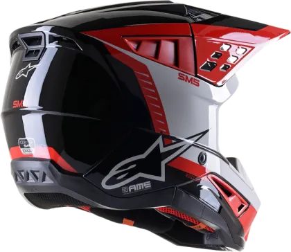Κράνος Motocross ALPINESTARS SM5 BEAM ΜΑΥΡΟ/ΓΚΡΙ/ΚΟΚΚΙΝΟ
