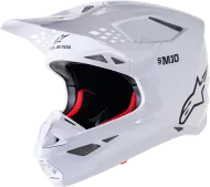 ALPINESTARS SM10 SOLID WHT motocross helmet