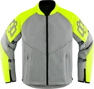 Υφασμάτινο μπουφάν μοτοσικλέτας ICON MESH AF HI-VIZ