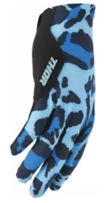 Motocross gloves THOR SPORTMODE CHEETAH BLUE/MIDNIGHT