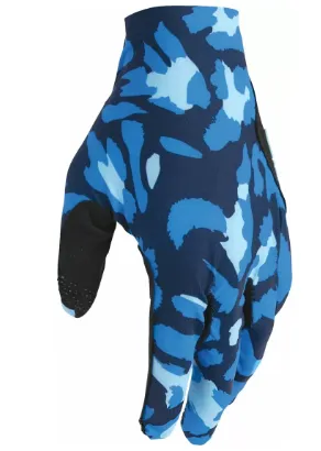 Motocross gloves THOR SPORTMODE CHEETAH BLUE/MIDNIGHT