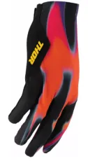 Motocross gloves THOR SPORTMODE INFERNO ORANGE/PURPLE