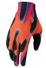 Motocross gloves THOR SPORTMODE INFERNO ORANGE/PURPLE
