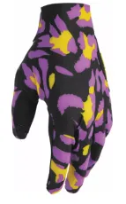 Motocross gloves THOR SPORTMODE CHEETAH YELLOW/PURPLE