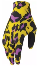 Motocross gloves THOR SPORTMODE CHEETAH YELLOW/PURPLE