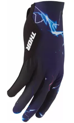 Motocross gloves THOR SPORTMODE SURGE BLACK/BLUE