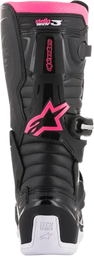 Ghete de motocross pentru femei ALPINESTARS Stella Tech 3 NEGRU/ALB/ROZ