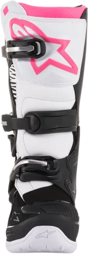 Ghete de motocross pentru femei ALPINESTARS Stella Tech 3 NEGRU/ALB/ROZ