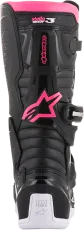 Дамски мотокрос ботуши ALPINESTARS Stella Tech 3 BLACK/WHITE/PINK
