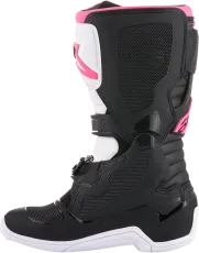 Дамски мотокрос ботуши ALPINESTARS Stella Tech 3 BLACK/WHITE/PINK