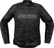 ICON Women's Overlord3 CE BLACK Motorcycle Jacket