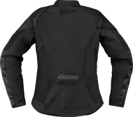 ICON Women's Overlord3 CE BLACK Motorcycle Jacket