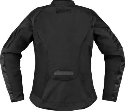 ICON Women's Overlord3 CE BLACK Motorcycle Jacket