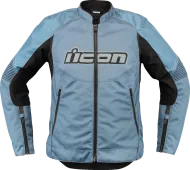 Women's motorcycle jacket ICON Women's Overlord3 CE BLUE