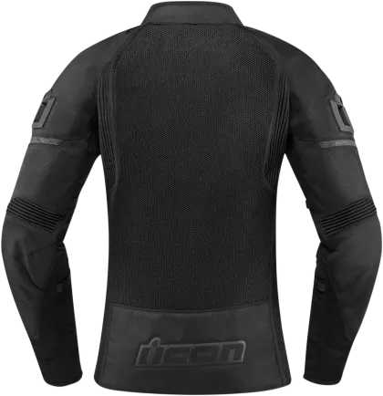 Women's textile motorcycle jacket ICON CONTRA2 BLACK