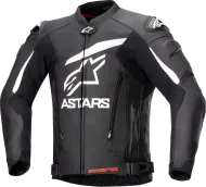 Кожено яке ALPINESTARS GP PLUS R V4 BLACK/WHITE