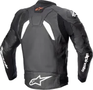 Кожено яке ALPINESTARS GP PLUS R V4 BLACK/WHITE