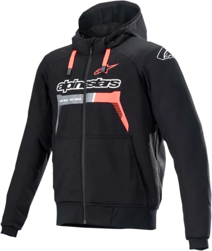 Hanorac moto ALPINESTARS Chrome Sport NEGRU/ROSU