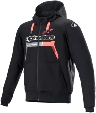 Motorcycle sweatshirt ALPINESTARS Chrome Sport BLACK/RED