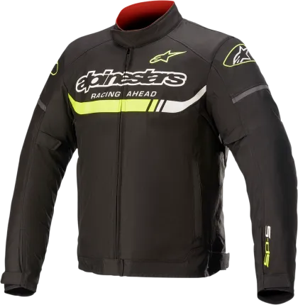 Motorcycle jacket ALPINESTARS T-SPS IGNITION WATERPROOF BLACK/YELLOW/WHITE