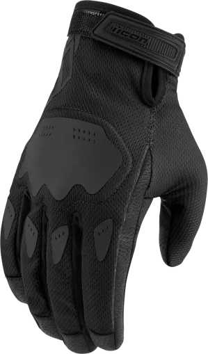 Manusi moto dama ICON HOOLIGAN CE - NEGRE