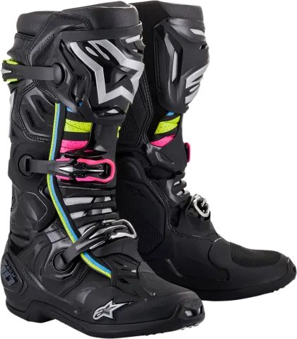 Ghete motocross ALPINESTARS Tech 10 Supervented NEGRE