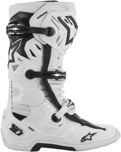 Ghete de motocross ALPINESTARS TECH 10 SUPERVENTED ALBE